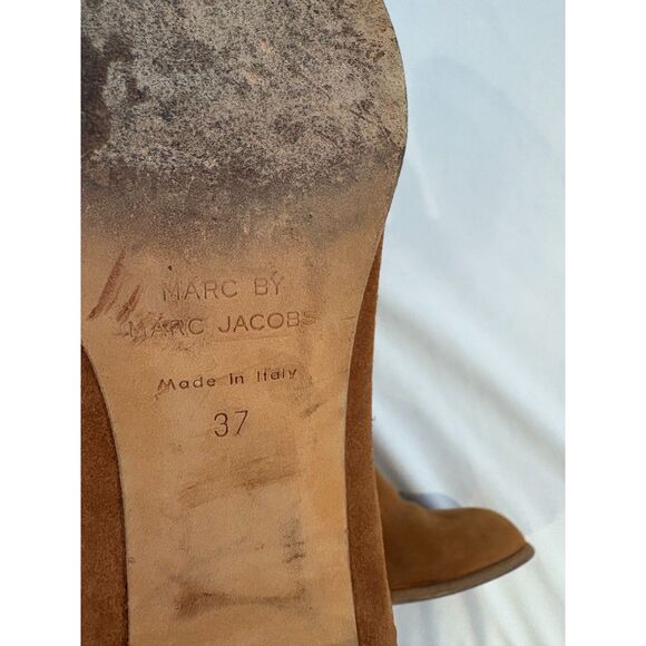 Marc by Marc Jacobs Ginger Tan Suede Mid-Calf Boots EUR 37 - Picture 8 of 9